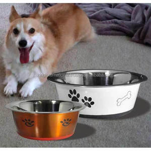 Tigela de aço inoxidável para pets, tigela de aço para cães de estimação, potes para alimentação de animais de estimação, tigelas para cão