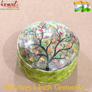 Máquina de papel de diseño de árbol de noche, caja personalizada pintada a mano - Product Image 2