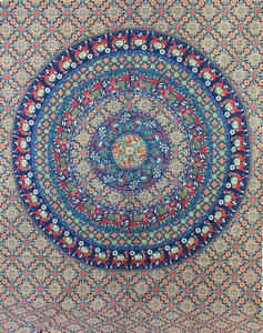 Tenture murale exclusive de nouvelle tapisserie de mandala abstraite d'éléphant indien - Product Image 1