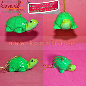 Adornos pintados a mano, productos de Navidad, papel mache, animales - Product Image 2