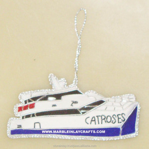 Handmade Zari Embroidery Hanging Ornament - Product Image 1