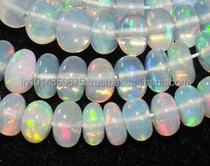 Perles Rondelles d'Opale Couleur Feu Certifiées par un tiers Fabriquées en Inde Vente en gros pour la fabrication de bijoux - Product Image 6