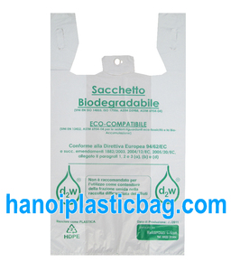 ซูเปอร์มาร์เก็ตที่กำหนดเองย่อยสลายได้โปร่งใส Pe Ldpe บรรจุภัณฑ์ Hdpe - Product Image 2