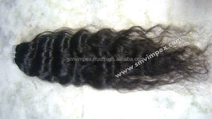 Extension de cheveux bouclés indiens 100% naturels, meilleure vente, sans perte et emmêlage, chevelure bouclée - Product Image 2