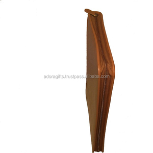 Top Grade Quality Customizable <b>A4</b> Pattern Genuine Leather <b>Ring</b> <b>Binder</b> for Office Presentation File Folder and Document Storage - Product Image 3