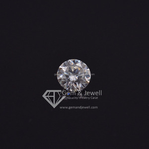 Moissanita brillante blanca suelta 6,50mm, 1,0 Ct., forma redonda, corte excelente, color I-J - Product Image 2