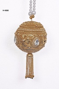 Bolsos de mano de fiesta hechos a mano H4074 con cuentas, bolso de mano de noche dorado y plateado para mujer, compras en línea en la India - Product Image 6