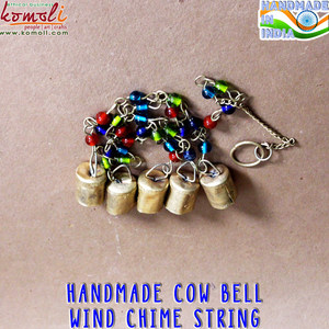 Metal Cow <b>Bell</b> Wind <b>Chime</b> String Wholesale Decorative <b>Bells</b> for Home and Garden Decoration, Outdoor Hanging, and Rustic Accents - Product Image 5