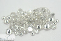 Naturel Rond Brillant Coupe Lâche Blanc Diamants Indien Fabricant de diamant Lâche Naturel 1mm Diamants VVS Clarté FG Couleur