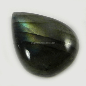 Labradorita natural de 19*24 mm, cabujón en forma de pera, piedra preciosa para joyería - Product Image 1