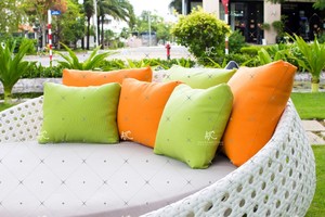 Synthetic Rattan Round Lounger - Product Image 3