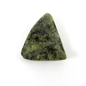 Naturel Epidote Druzy 21X23mm 5.59 Gms Fancy Design Pierre précieuse en vrac Catégorie de produit IG3961 - Product Image 1