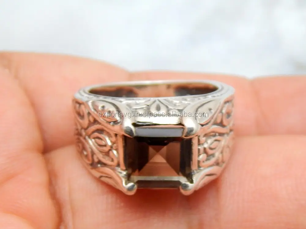 Granaat Kwartssteen Zilveren Ring 925 Sterling Zilveren 925 Ring Trouwringen Voor Vrouwen