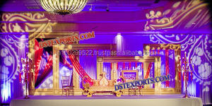Beautiful <b>Wedding</b> Stage With Fiber <b>Frames</b> Muslim <b>Wedding</b> Stage Decoration New Style Backstage Decor - Product Image 6