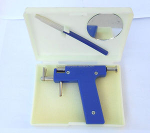 Ensemble professionnel d'outils de beauté de pistolet de perçage de corps d'oreille - Product Image 1