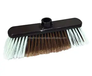 Plastic Soft Bristle Broom Brush with Low Price Good Design Easy to Clean Garden or Plain Surfaces