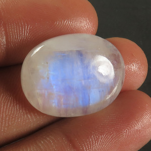 Pierre de lune arc-en-ciel naturelle AAA Cabochon fantaisie pierre de pierre précieuse faite à la main pour la fabrication de bijoux mélange forme taille blanc/argent couleur - Product Image 6