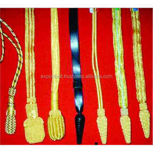 Nœud d'épée en argent massif OEM avec sangle argentée, accessoires uniformes, franges en argent massif personnalisées, porte-épée, nœuds d'épée - Product Image 6