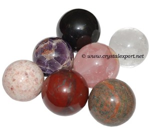 Wholesale Gemstone <b>Ball</b> : Healing <b>Spheres</b> Healing Reiki Stone Home Decor - Product Image 1
