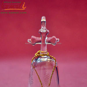 Campana de cristal transparente con Cruz, adorno navideño al por mayor para decoración de árboles, decoración festiva religiosa y regalos - Product Image 6