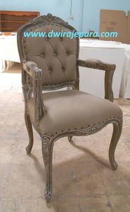 Indonesia Furniture - <b>Black</b> Antique Dining <b>Chair</b> Furniture - Product Image 2