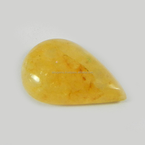 Cabujón de Aventurina Amarilla Natural en Forma de Pera, 24x11mm, Gema Suelta de 3.70g para Joyería, Ishu Gems - Product Image 3
