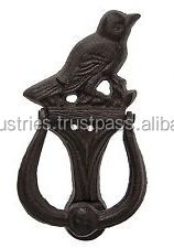 OMG Industries besi cor cincin hitam penjepit pintu desain Modern rumah Hotel garasi Aksesori jendela perangkat keras pintu kaca