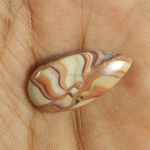 ลูกแพร์ Cabochon พลอย2.06 13*26มม. ธรรมชาติ Wagul Jasper IG0245 Gms - Product Image 3