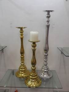 Portavelas de aluminio Juego de 3 - Product Image 1