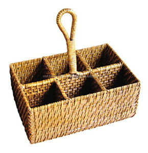 Panier en rotin 2016 naturel, de plusieurs formes, pour le pain et les fruits - Product Image 2