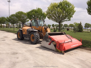 Backhoe <b>Loader</b> Bucket Attachments Turkish Quality Backhoe Mounted Road Sweeper - Product Image 4