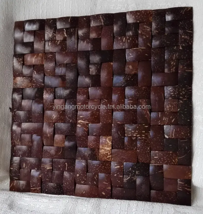 coconut shell mosaic