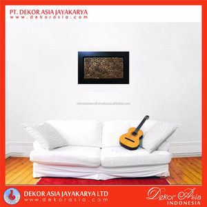 ตกแต่งภายในวอลเปเปอร์ตกแต่งไม้สักผนังเคลือบ3D แผง - Product Image 5