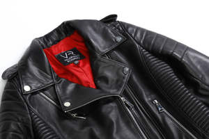 Nueva marca de chaqueta de motorista acolchada para mujer, impermeable, transpirable, de piel de oveja, sostenible para la temporada Otoño Invierno terminada - Product Image 2