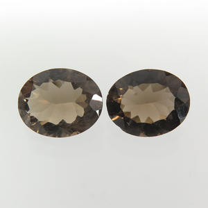 Pera ovalada de cuarzo ahumado natural hecha a mano, precio de piedra de lujo especial, proveedor, forma mixta para hacer anillos y pendientes, joyería - Product Image 2