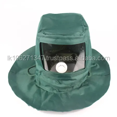 labor protective helmet anti-splash operation shawl and sandblasting electric welding protective mask