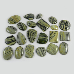100 gms de la onda Natural jasper 22 pcs forma libre cabujón piedras preciosas para joyería de diseñador IG0152 - Product Image 1
