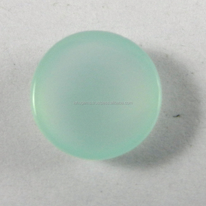 Calcédonie Aqua naturelle, Cabochon rond de 14mm, pierre précieuse ample, 1.93 gms, IG0472 - Product Image 3