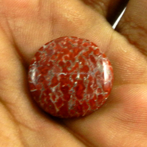 A-One คุณภาพ! 2.70กรัมสีแดงกระดูกไดโนเสาร์ Jasper 19มม.รอบ Cab,อัญมณีสำหรับเครื่องประดับ IG2223 - Product Image 3