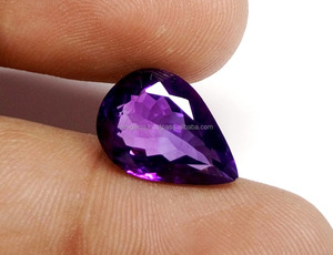 Piedra Preciosa Suelta de Amatista Natural, Corte Pera, Amatista Africana Morada en Forma de Lágrima para la Fabricación de Joyas a Precio de Mayoreo, de 5 mm a 15 mm - Product Image 5