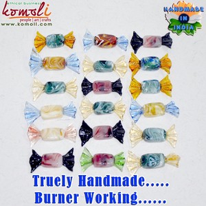 Assorted Murano <b>Glass</b> Candy Set Mixed Color <b>Decorative</b> Toffees in Various Shapes and Sizes for Home Decor, Gifts - Product Image 3