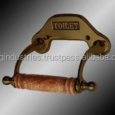 OMG Industries Porte-rouleau de papier hygiénique en laiton antique - Product Image 2