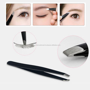 Shemax New 1X Professional Eyebrow Tweezers Hair Beauty Slanted Stainless Steel Tweezer - Product Image 2