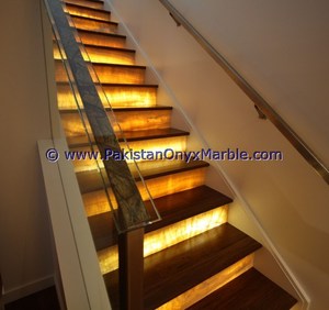 2018 Nuevo lanzamiento Onyx Stone Back-Lit Escaleras Escalones Elevadores y balaustradas Nuevo precio - Product Image 1