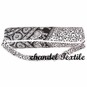 กระเป๋าเสื่อโยคะผ้าฝ้ายแมนดาลาทำด้วยมือสำหรับทุกเพศกระเป๋าฮิปปี้มีซิปแฟชั่นสายสะพายไหล่กระเป๋าถือลายดอกไม้ - Product Image 4