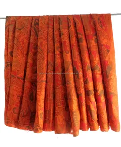 Handmade vintage used fabric women wear pure silk SR Exports Bag Bedding Costume vintage indian sari throw