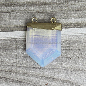 จี้หัวลูกศรทำด้วยมือจุดโอปอลเครื่องประดับคริสตัลพลอยเพชร - Product Image 2