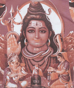 Unisexe Populaire Dieu Hindou Dieu Seigneur OM Shiva Mahadeva Lingam Tee-Shirt DIVIN Psychédélique Hippie Dj T-shirt chemise M / L / Xl - Product Image 2