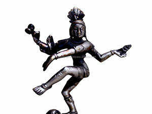 รูปปั้นทองสัมฤทธิ์นาทาราจทำด้วยมือของตกแต่งบ้านสไตล์อินเดีย - Product Image 2