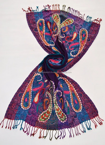 Women Fashion Girl <strong>Thick</strong> <strong>Wool</strong> Pashmina Stole Scarf <strong>Shawl</strong> Wraps Warm Winter Autumn Custom Elegance 100% <strong>Wool</strong> Made in <strong>India</strong>